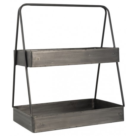 etagere a poser sur plan de travail metal vintage ib laursen 3153-25