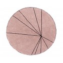 Tapis rond Lorena Canals Trace vintage nude 160 cm