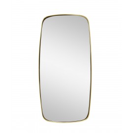 miroir mural laiton hubsch 340501