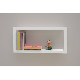 Etagère murale cadre métal Largstick Presse Citron blanc