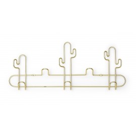 Portemanteau mural métal doré laiton Umbra Desert