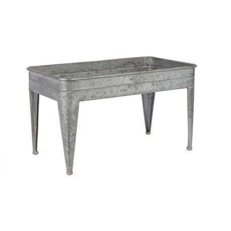 table basse porte plantes en zinc ib laursen