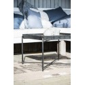 Table basse carrée métal noir industriel bohème IB Laursen Brooklyn