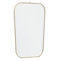 nordal miroir laiton rectangulaire avec coins arrondis