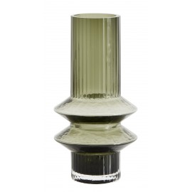 nordal rilla vase art deco verre vert 9059