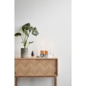 hubsch petit buffet scandinave portes coulissantes bois clair 880713