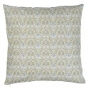 ib laursen housse de coussin fleurie vert olive 50 x 50 cm 1903-29