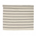 Tapis coton rayures noir et blanc Bloomingville