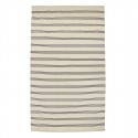 Tapis coton rayures noir et blanc Bloomingville