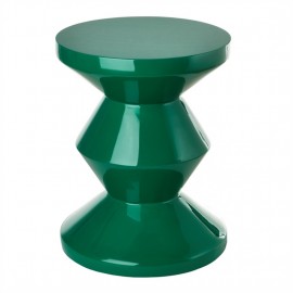 pols potten zig zag tabouret design vert emeraude 510-070-069