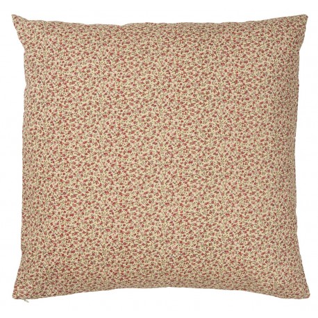 ib laursen housse de coussin carree petites fleurs rose rouge 1905-33