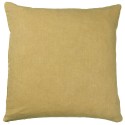 ib laursen housse de coussin carree lin jaune moutarde