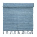 bungalow denmark tapis coton recycle chindi indien bleu ciel 60 x 90 cm