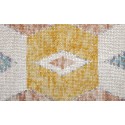 Tapis en laine franges couleurs pastel bloomingville