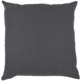 Housse de coussin carrée lin gris anthracite IB Laursen