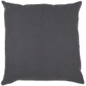 Housse de coussin carrée lin gris anthracite IB Laursen