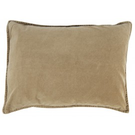 ib laursen coussin rectangulaire velours beige uni 6229-54