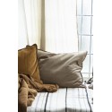 ib laursen coussin rectangulaire velours beige uni 6229-54