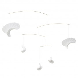 mobile flensted decoratif blanc vague 5
