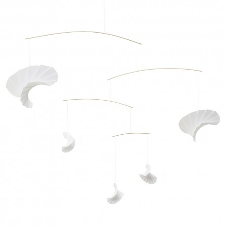 mobile flensted decoratif blanc vague 5