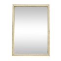hubsch miroir mural rectangulaire bois clair 35 x 50 cm 889045
