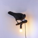 applique murale corbeau noir seletti bird lamp looking 14738