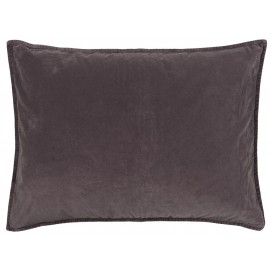 ib laursen housse de coussin rectangulaire velours violet 50 x 70 cm