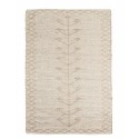madam stoltz tapis seagrass blanc ecru motifs brodes 120 x 180 cm