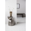 house doctor heena table basse d appoint design metal oxyde argent
