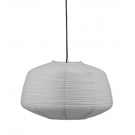 abat jour suspension en papier de riz gris house doctor bidar