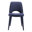 pols potten holy chaise tissu confortable rembourree bleu marine