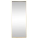 tres grand miroir mural rectangulaire cadre bois clair hubsch 889042