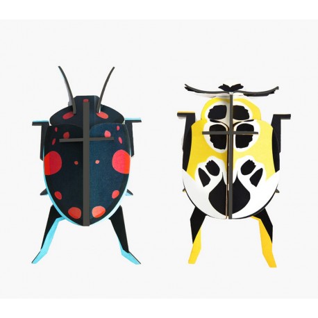 decoration murale coccinelles studio roof