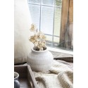 petit vase rond style campagne ceramique blanche texture ib laursen