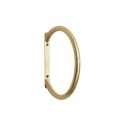 anneau porte serviette mural design metal laiton hubsch