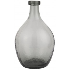 grand vase dame jeanne verre gris ib laursen