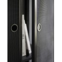 hubsch armoire industrielle metallique grillagee noir