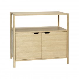 hubsch petit buffet bois clair style scandinave