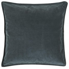 Housse de coussin velours carrée IB Laursen bleu