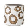 Cache-pot terre cuite motif Bloomingville