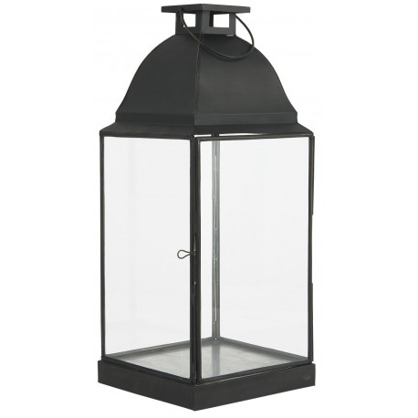 grande lanterne vintage metal noir ib laursen