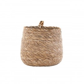 house doctor hang cache pot jonc de mer naturel