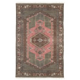 hk living tapis d orient coton imprime delave vintage rose 120 180 cm