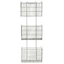 paniers rangement mural fil de fer metallique ib laursen