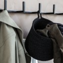 house doctor hang panier rangement a suspendre en jute noir