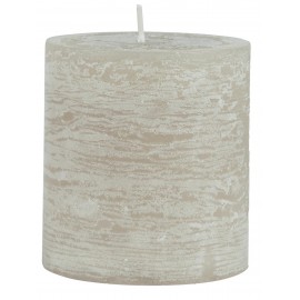 bougie rustique beige ib laursen combustion longue