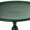 pols potten gueridon style baroque metal aluminium vert fonce