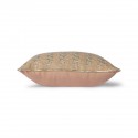 hk living petit coussin rose nude motif geometrique fil argent