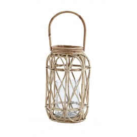 lanterne bois de bambou rustique style campagne madam stoltz