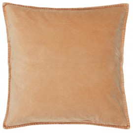 housse de coussin velours saumon corail orange ib laursen